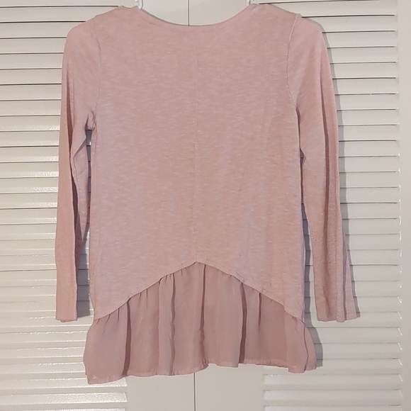 Children's Place pink knit top, 10/12 - Picture 2 of 3